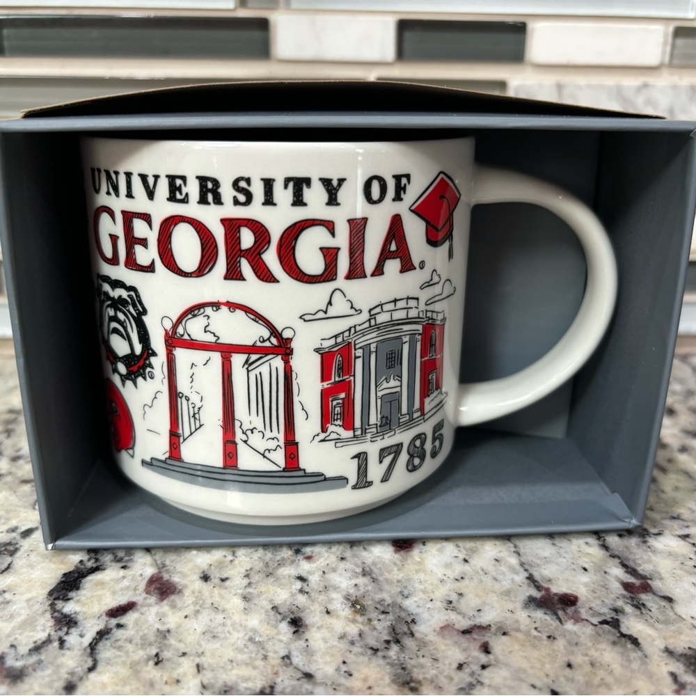 Starbucks Coffee Mug Been There University of Georgia 14oz Campus Collection NIB